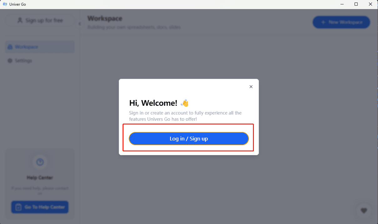 Login Panel