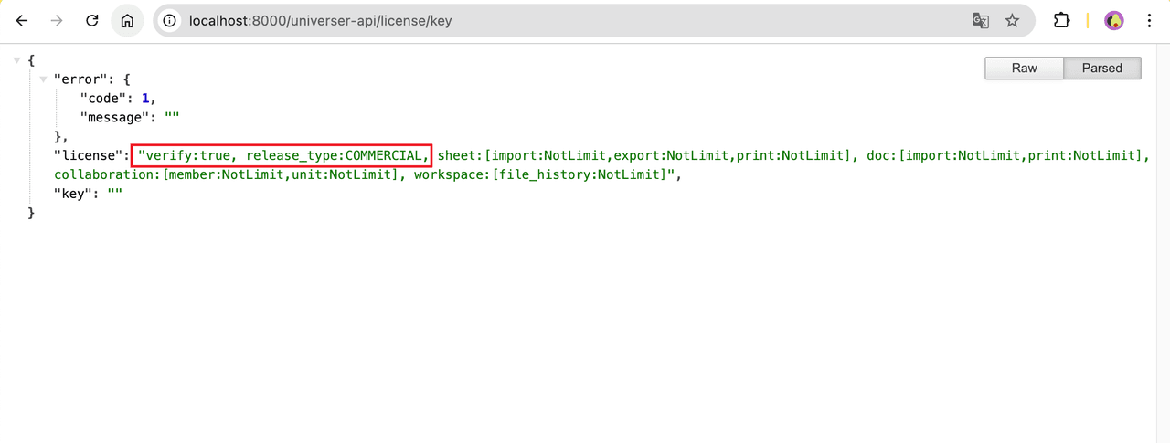 Backend License Verification